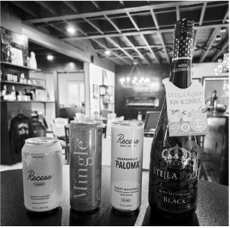 Many establishments are offering drink options without alcohol. Borderland Press photo.
