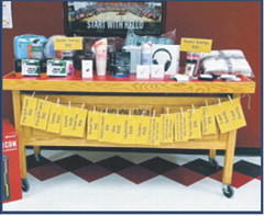 Local businesses generously donate money or prizes for the after-prom party.