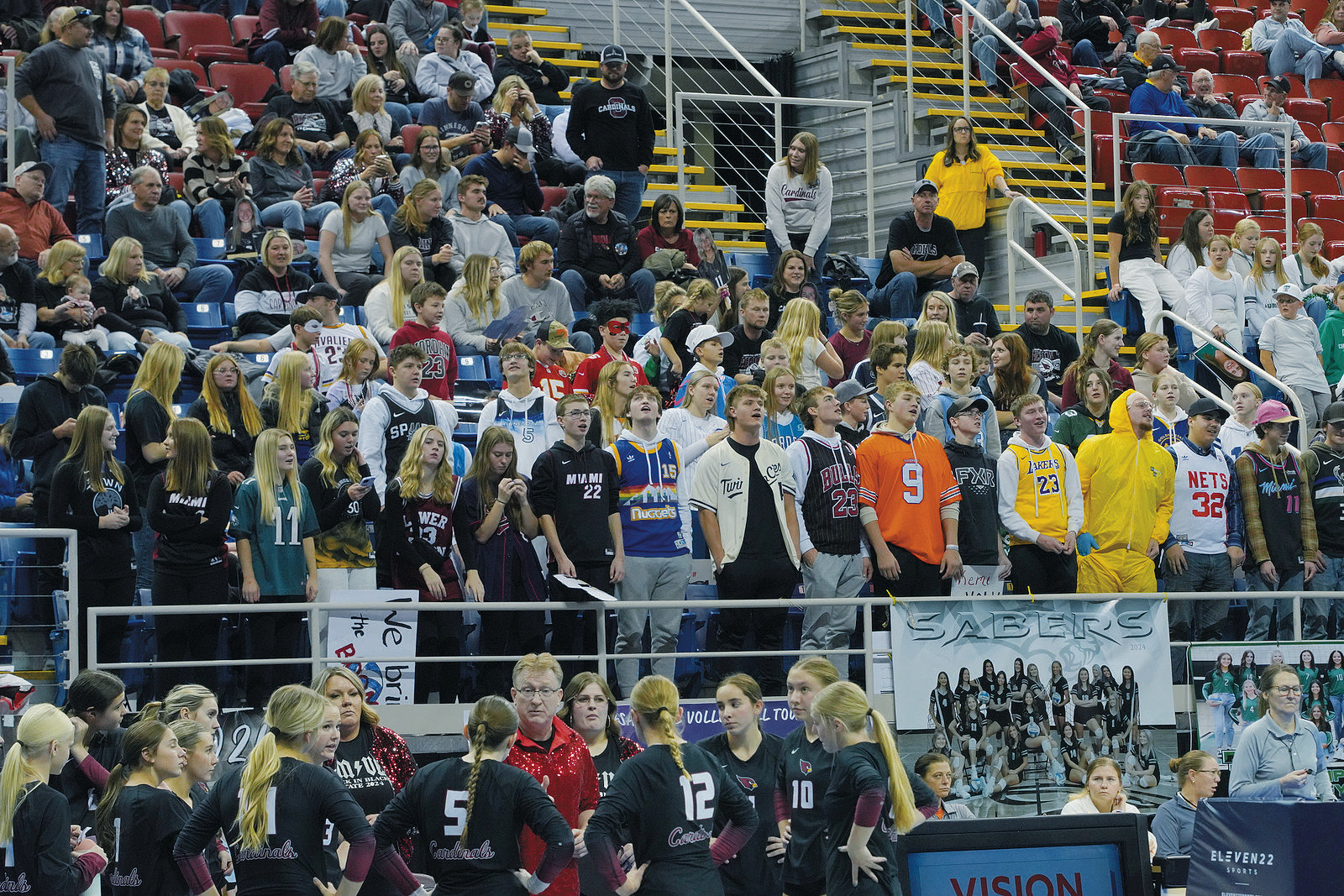The Cards had an enormous amount of support from their fans, friends, and families. Photo by Larry Stokke.