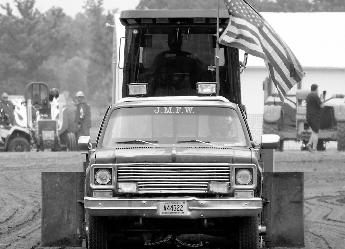 Photo by Larry Stokke. Cullen Blair from Walhalla took second place in the open two-wheel drive class. Photo by Larry Stokke.