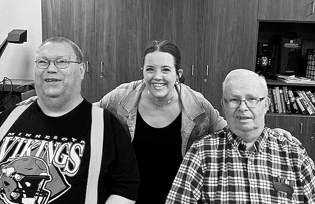 From right-left, Richard, Kelsey, and Dale.