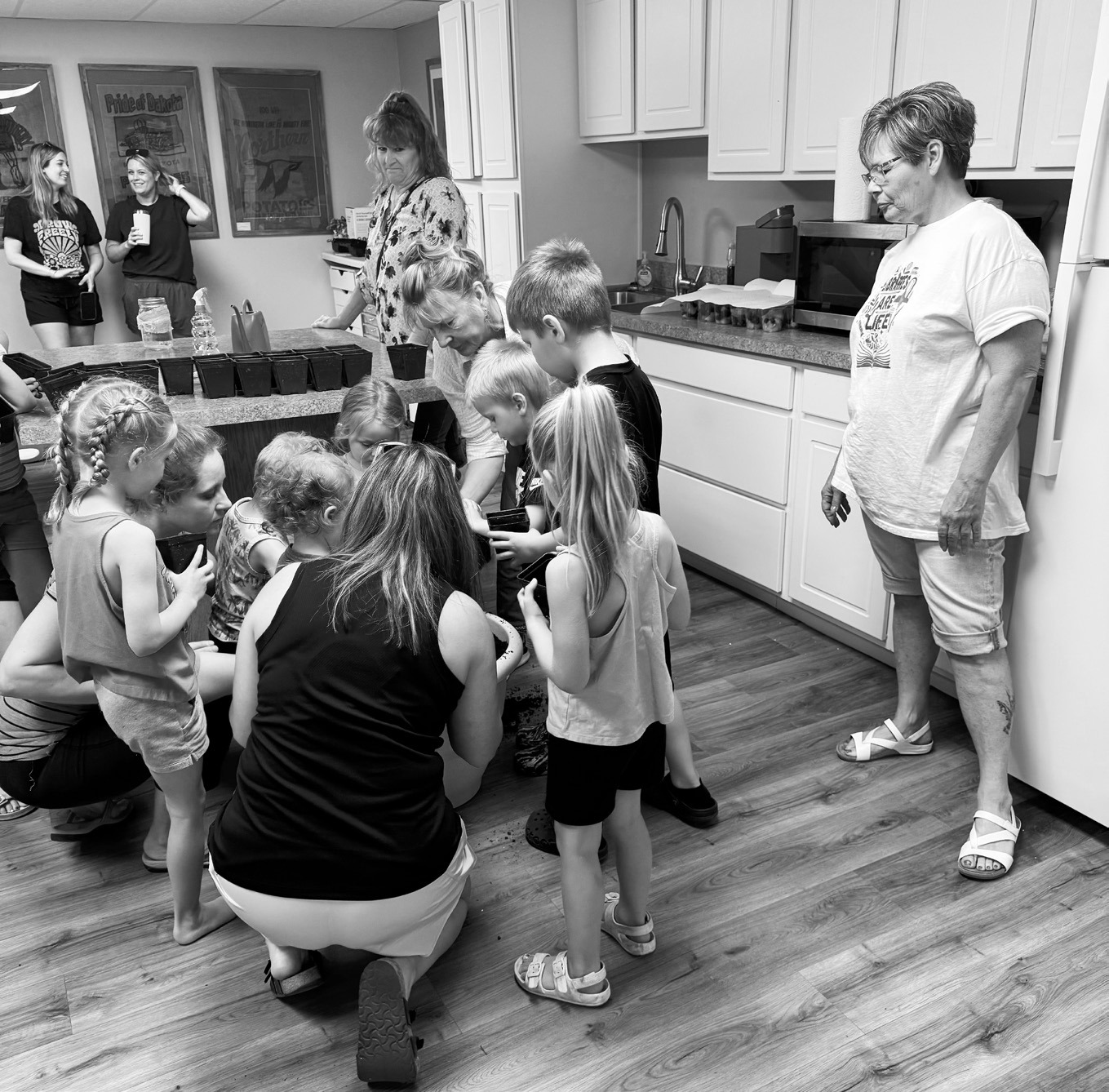 Carol Castleberry from Nature's Berries and Blooms hosted Story Hour this week.