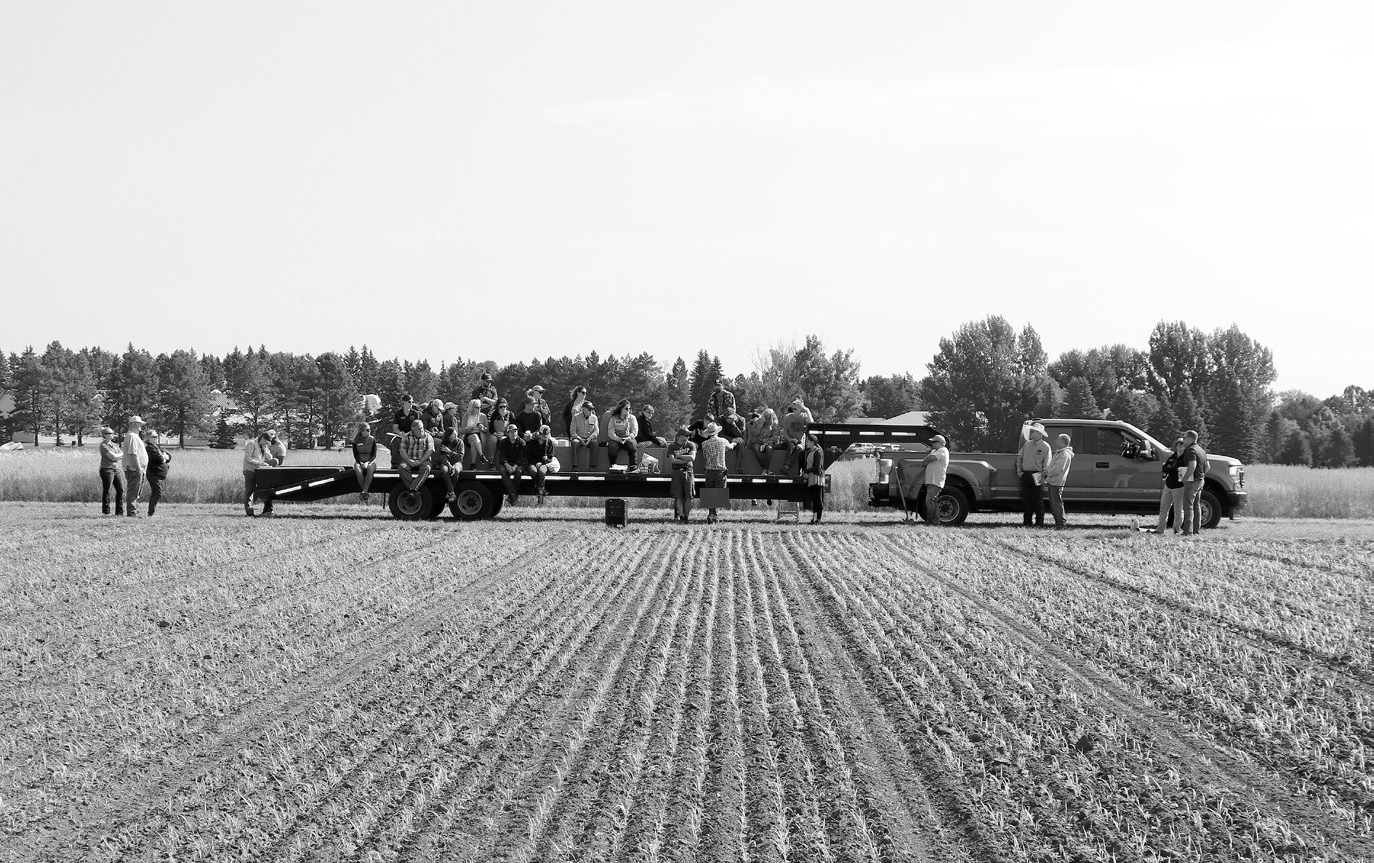 Participants at the NDSU Carrington Research Extension Center Field Day receive expert guidance from NDSU’s leading researchers during a variety of tours and demonstrations. (NDSU photo)
