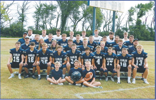 The North Border Eagles football team is suited up and ready for another season. Submitted photo