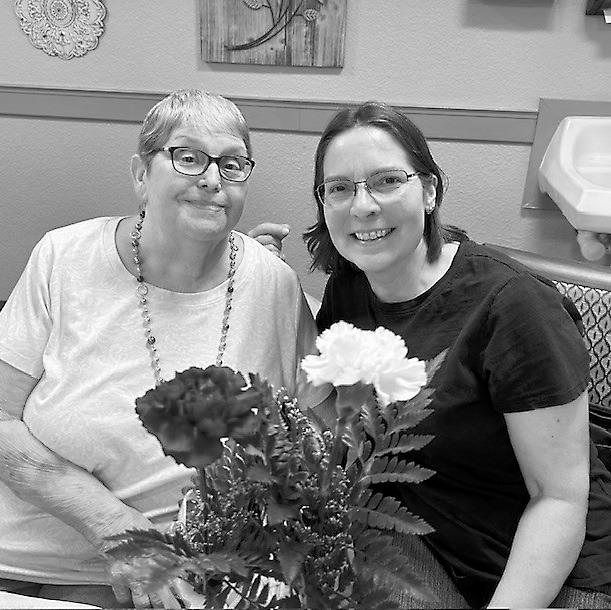 Lorraine with her daughter on Mother’s Day.