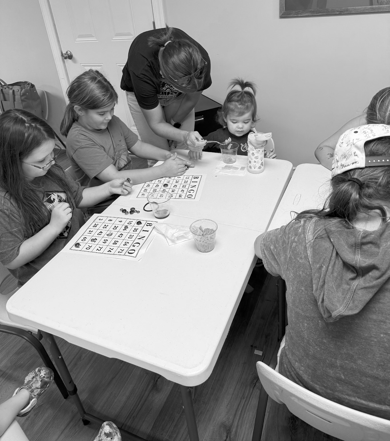 Snacks followed bingo and Story Hour at Walhalla Public Library.
