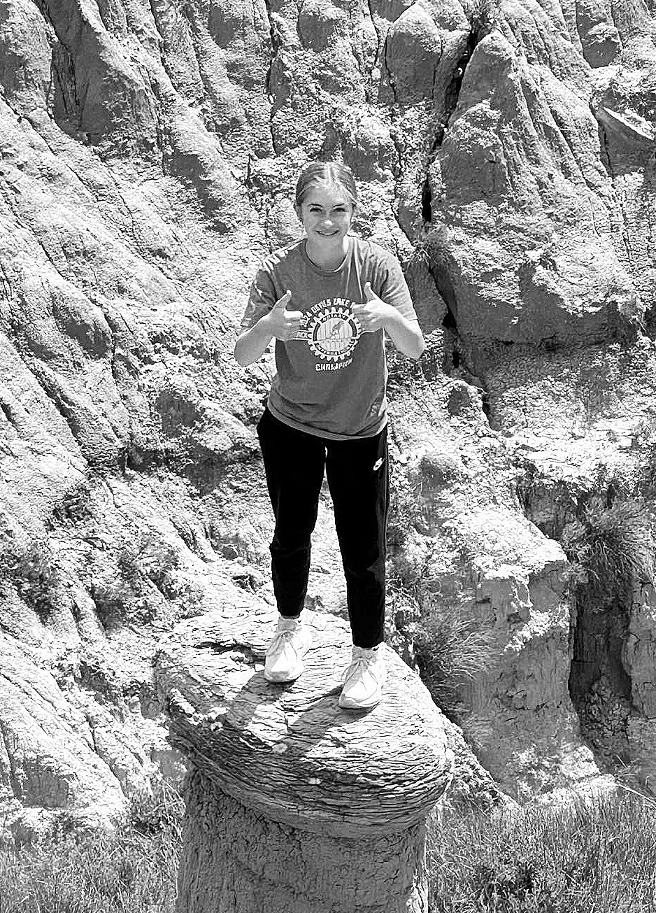 Hiking at Theodore Roosevelt National Park.