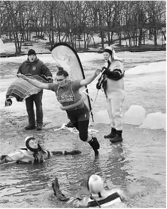 North of the Border: Polar plunge