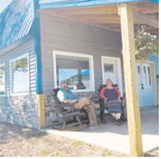 Travis and Autumn Bennett, owners of Smoke Wagon Meats in Walhalla, are pictured outside their business. The former educators opened the shop in 2024, bringing decades of butchering experience to serve customers across the region. Submitted photo