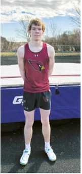 Caleb McDonald is headed to state in the high jump. He cleared 6 feet, 4 inches at a meet on April 15. Submitted photo