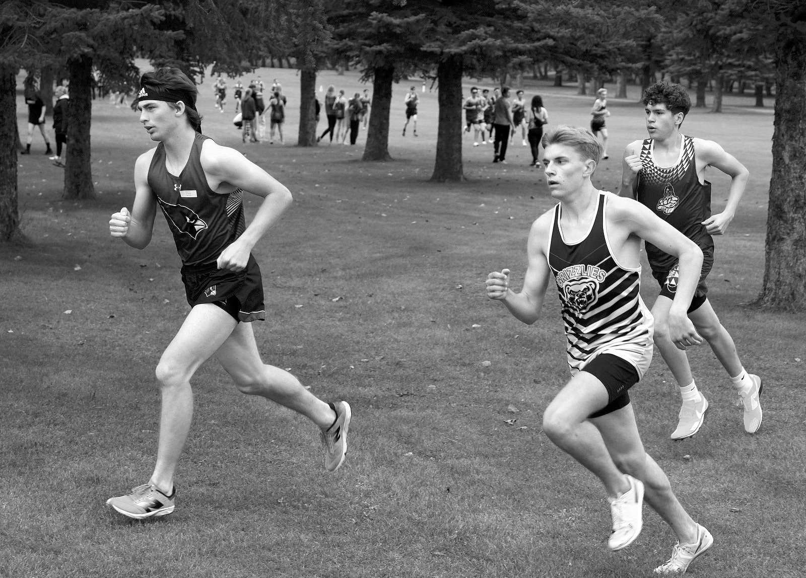 Brock Freer (left) finished in 1st place with a time of 17.50.31 and Nash Fitzsimonds (right) took 2nd with a time of 17.45.06 at the Harvey Hope Classic in Langdon. Photo by Larry Stokke.