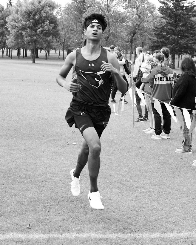 Kartheek Chapara came in at 11th place. Photo by Larry Stokke.