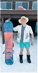 Shred on, Fletcher! Was it Christmas or July?
