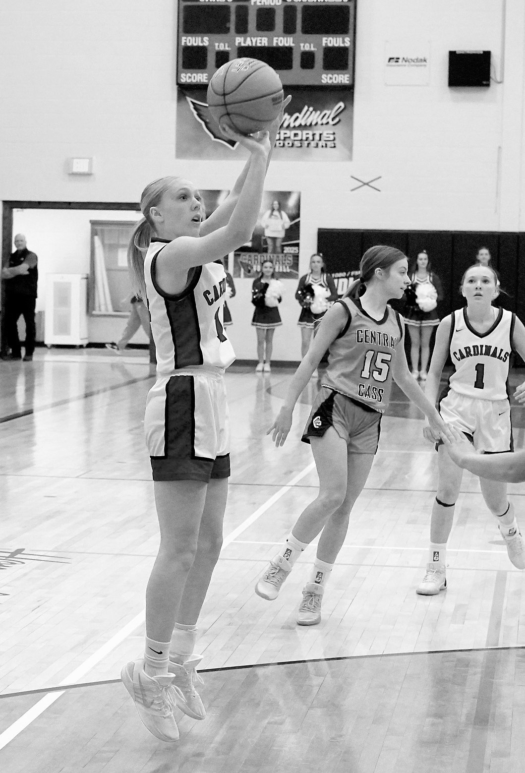 Lady Cards split two non-conference games to start new season