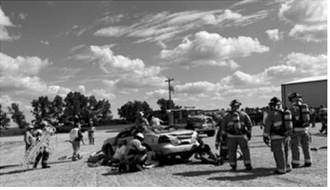 Photo courtesy of Cavalier County Emergency Management