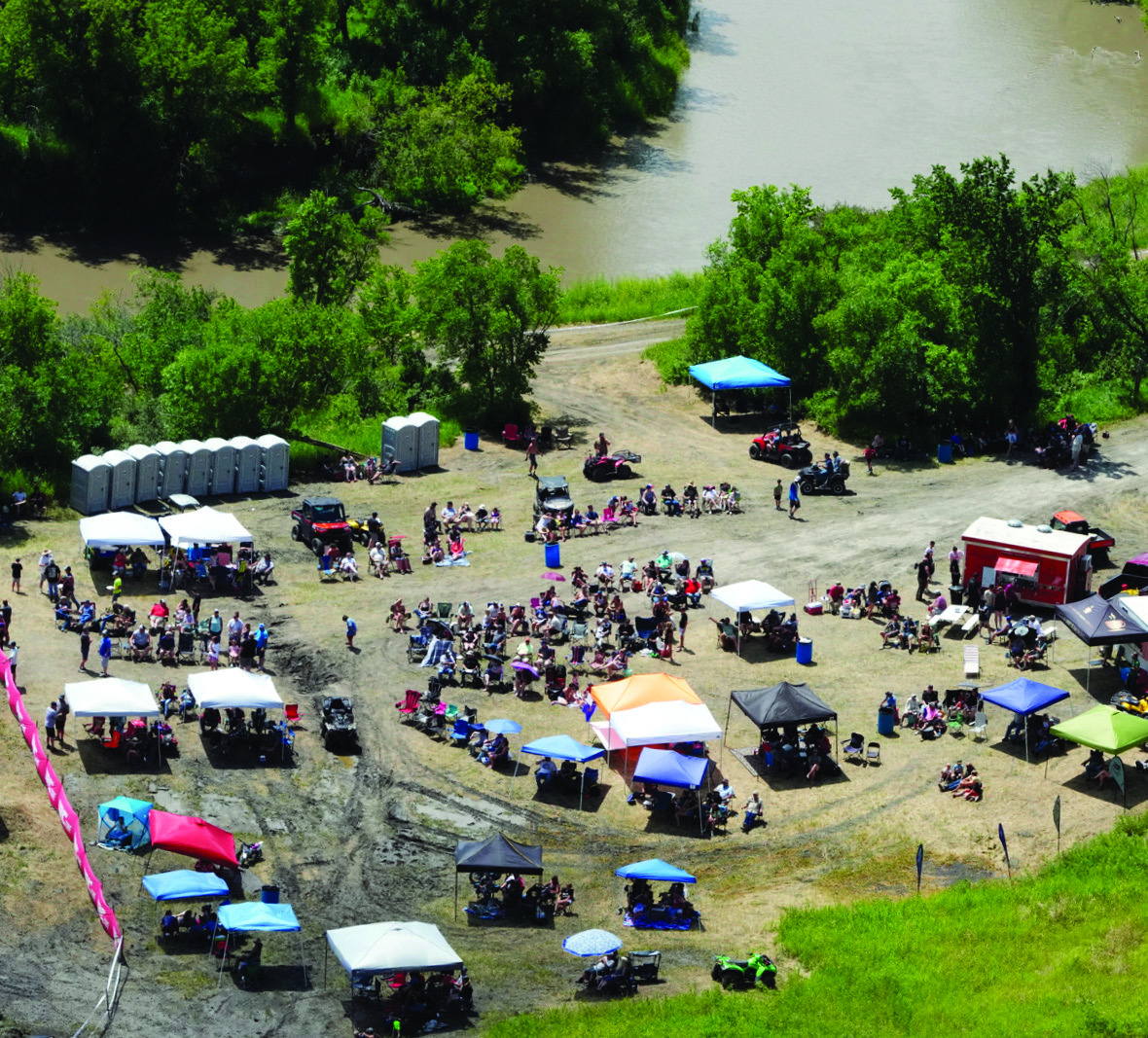 Brickmine Hillclimb hosted in Pembina Gorge