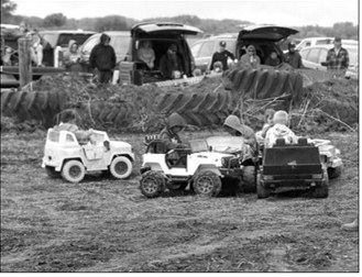 The power wheels derby aims to get children involved in the derby life early. Photo by Larry Stokke