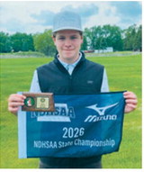 Moser shot a 1 under 71 on the second day of the tournament and finished seventh overall, which gives him All-State honors.