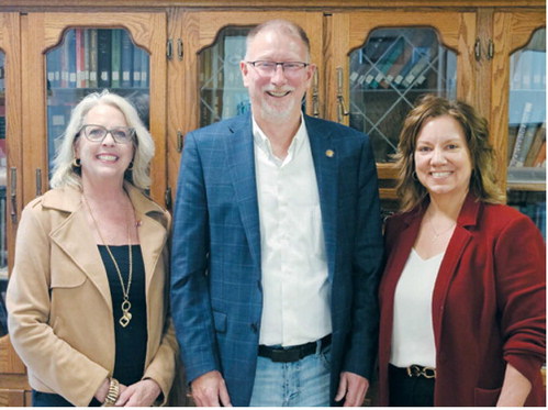 Pictured are Donna Henderson, Kent Weston, and Kathy Frelich. Photo by Charlene Gray