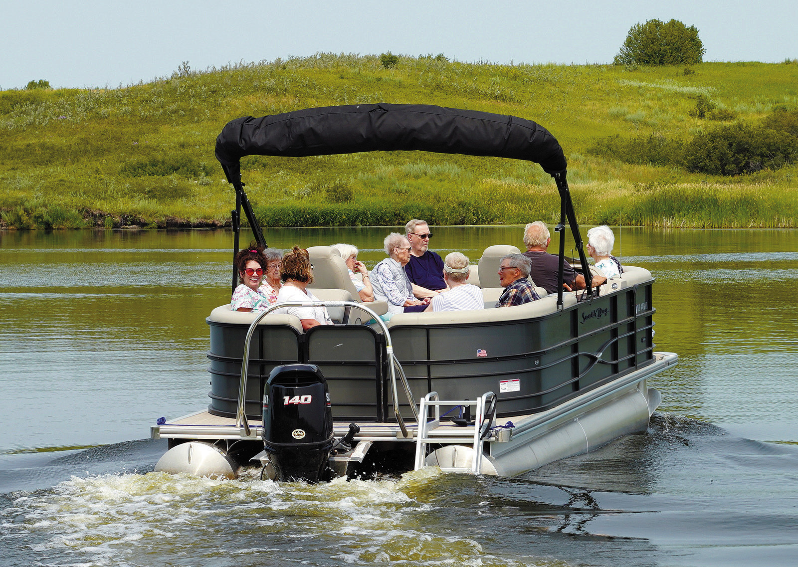 Wheatland residents, friends, and family crusin' down the water! Photo by Larry Stokke.