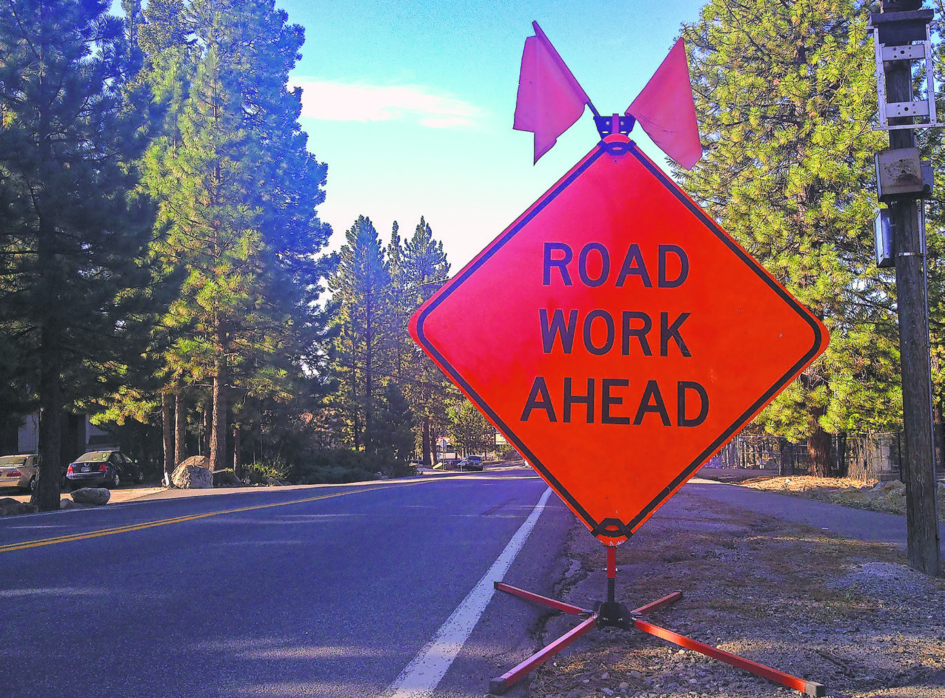 Road construction crews are reminding area youth to be safe while riding or playing near road work ANDERS CLARK / EYEEM.