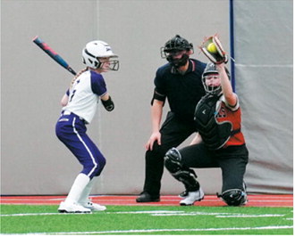 Colby Forest had a great game behind the plate in the matchup against Bottineau. Photo by Larry Stokke