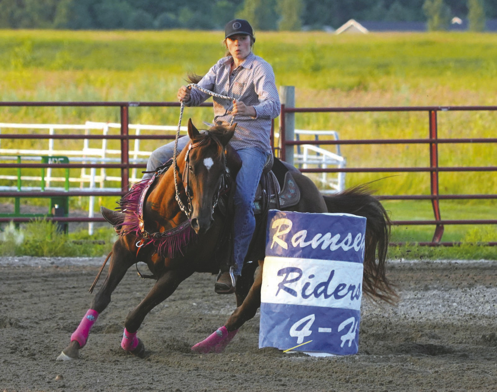 Local ladies compete at Devils Lake Barrel Race