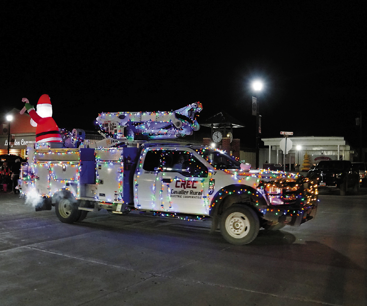 Cavalier Rural Electric placed second in the Parade of Lights hosted on Nov. 28 in Langdon. Photo by Larry Stokke.