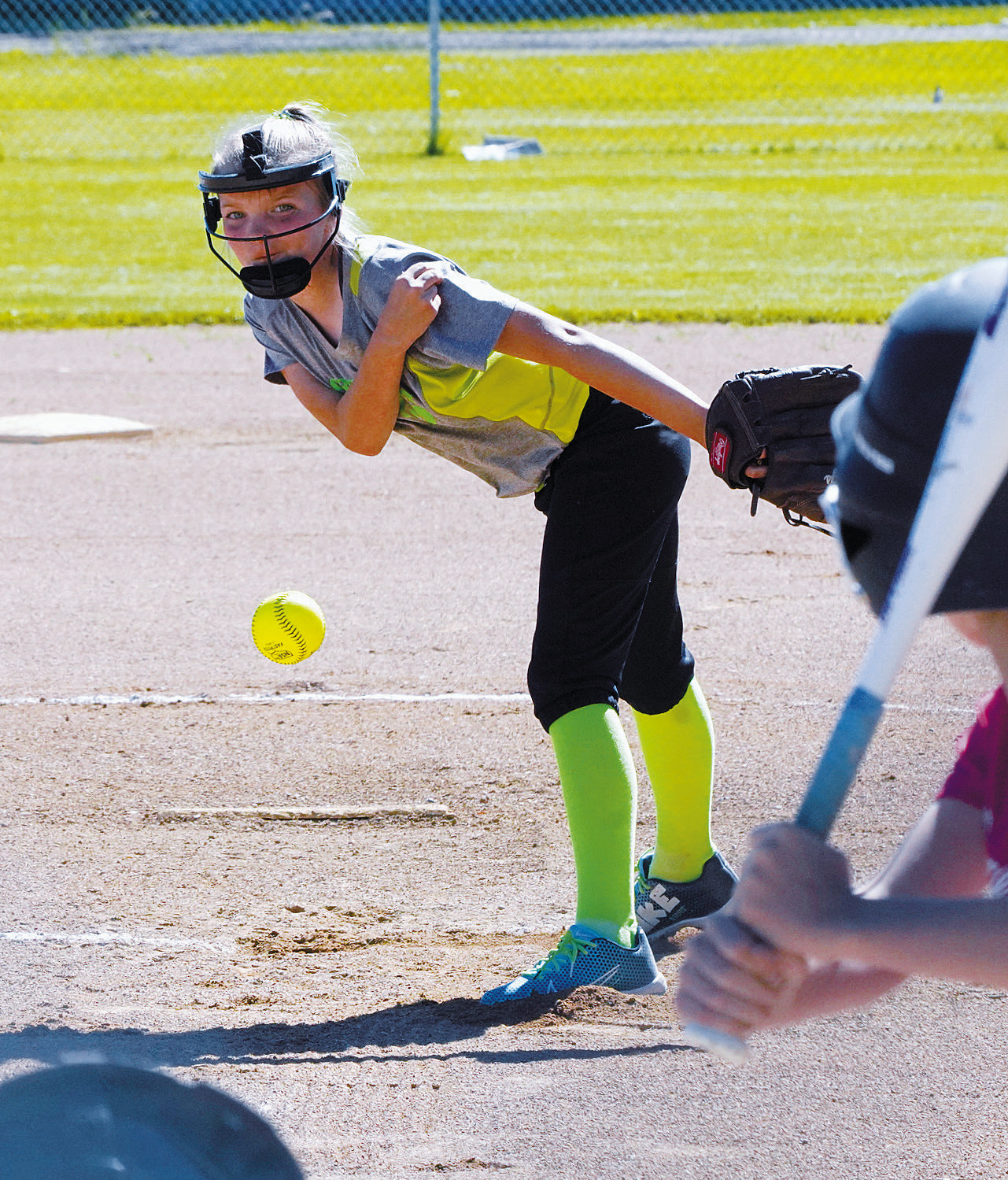 Sadie Pankratz sends a strike. Photo by Larry Stokke.