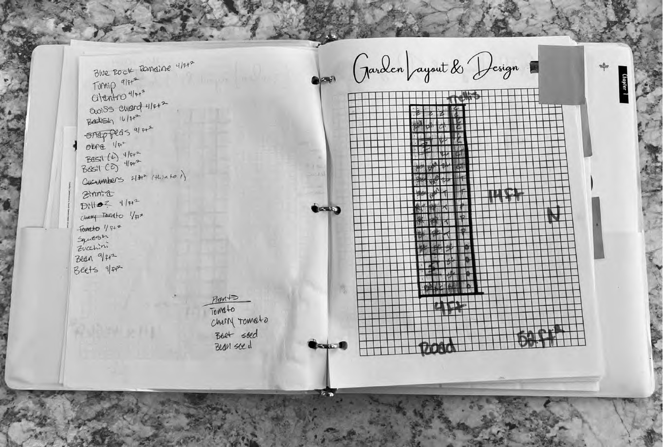 Garden journals are a great way to keep track of the random notes and ideas that might come up while you are gardening. (NDSU photo)