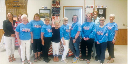 Members of the quilting group who helped create the quilts include, from left, Karen Ring, Darby Hart, Linda Olson, Denise Ratzlaff, Elaine Haugen, JoAnne Mueller, Gael Balsdon, Mindy Balsdon, Barb Boesl, Linda Timian, Joanne Fewell and Karen Bimler. Not pictured is Pam Luhman. Submitted photo