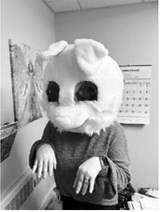 Kelsey as a bunny! Submitted photo.