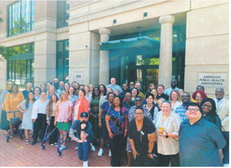 Stephanie Welsh joins public health leaders from across the country during the American Public Health Association’s President-Elect Boot Camp. Photo submitted