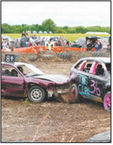 Walhalla Demolition Derby 2026. Photo by Larry Stokke