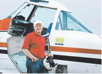 Kenny Forest stands beside the last aircraft he flew during his career in agricultural aviation. Forest launched Forest Flying Service in 1976, building the family business into a trusted aerial application operation that continues today under the ownership of his son, Kevin. Photo courtesy of Forest Flying