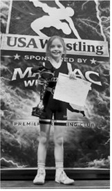 Emma White won the 8U 46-pound division. Submitted photo