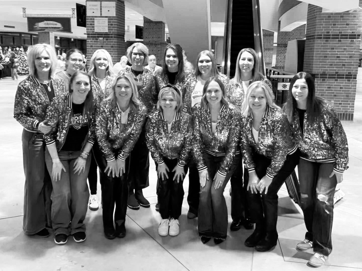 Sparkle jackets on point!