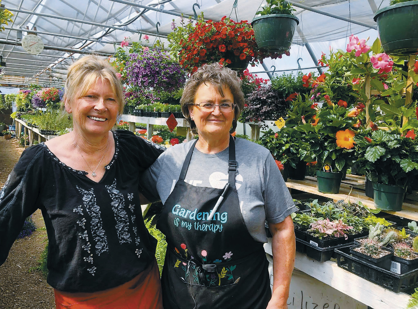 Carol Castleberry (left) has purchased Nature’s Best from Wanda Carlock (right). Carlock will be on hand this season to ensure a smooth transition.