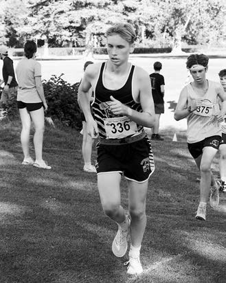 Owen Brosby took home 17th place with a time of 19.31. Photo by Larry Stokke.