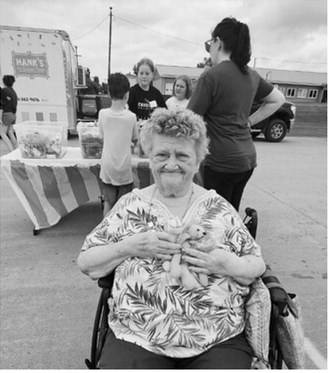 Fun and community connection are part of daily life as residents at Maple Manor Care Center take part in activities at the Langdon care home. Submitted photo