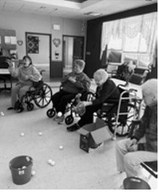Residents at Maple Manor Care Center participate in a variety of activities in Langdon. The facility offers programs that promote social connection and active living. Submitted photo