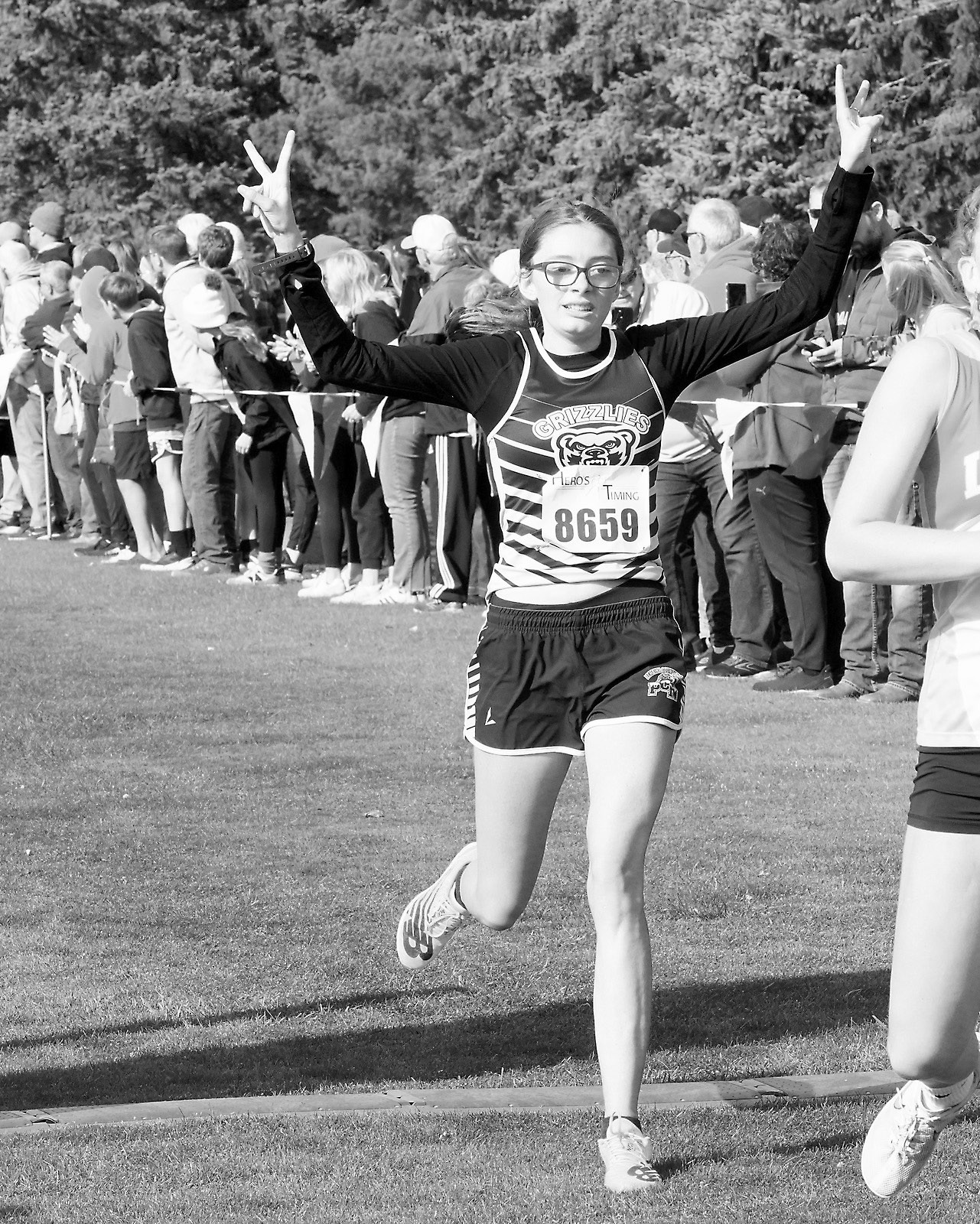 Maddy Robinson placed 26th out of 263 girls competing at the Regional Cross Country Meet in Cooperstown Oct. 11. Photo by Larry Stokke.