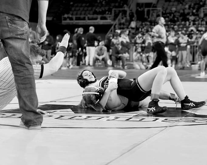 Girls wrestling attends RumBle on the Red
