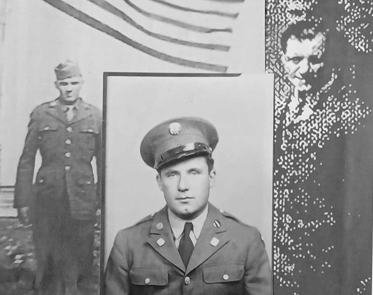Tina’s father, Edward, is on the left, her uncle Louis is in the middle, and her uncle Walter is on the right.