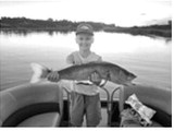 Reid with his big catch. Fun fact, he caught it with the fishing rod he made himself at a camp put on by NDSU extension at the courthouse a few years ago.