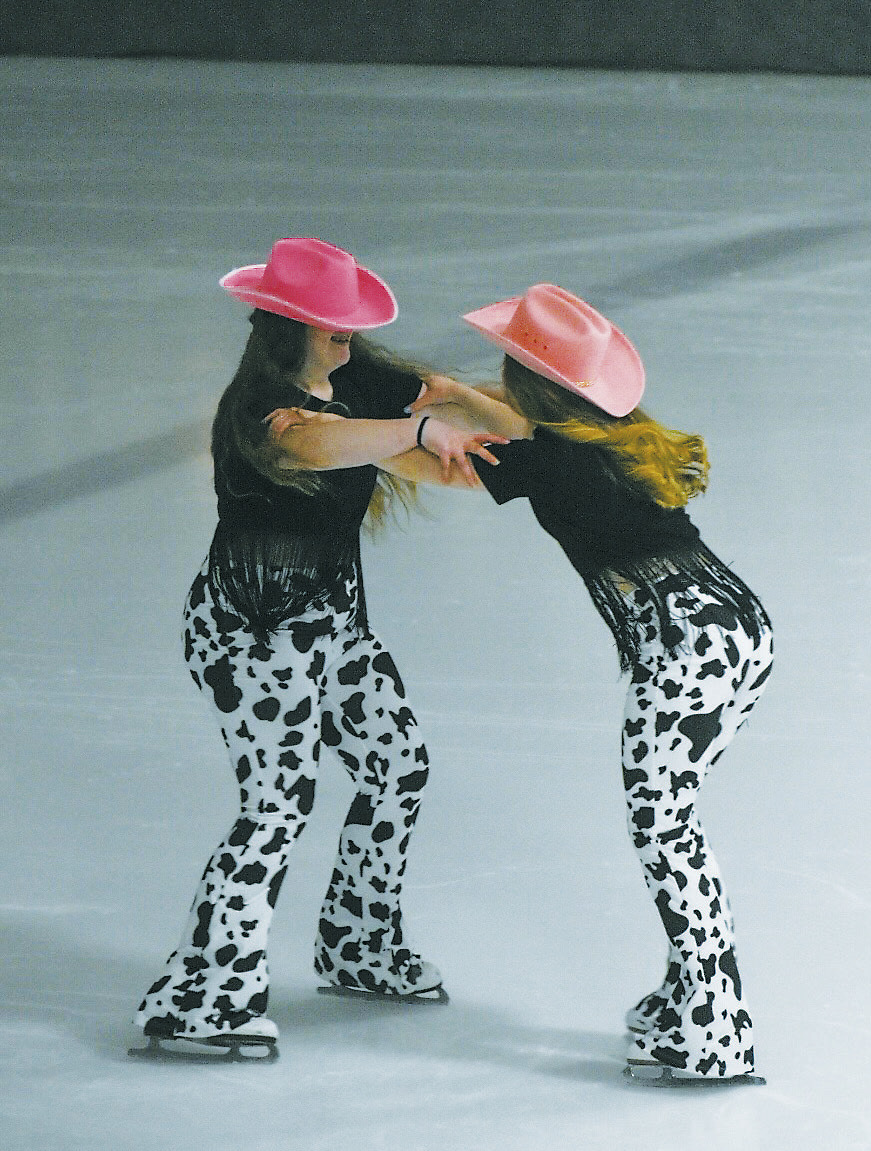 Gliding to country tunes: Langdon skaters showcase their skills