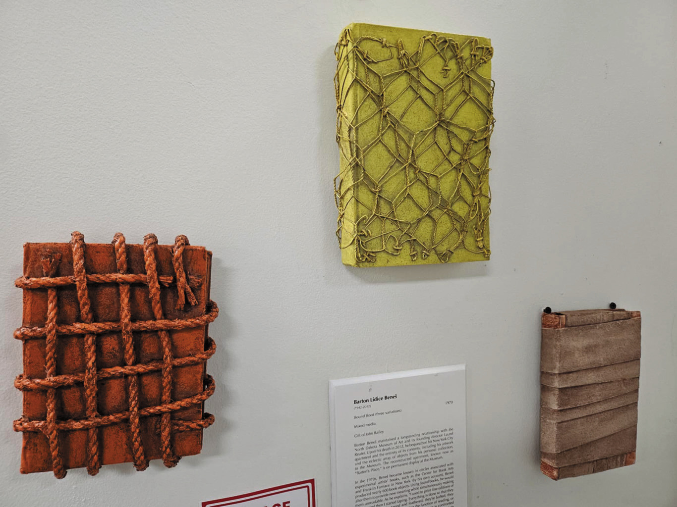 ‘Bookings’ exhibited at Cavalier County Courthouse
