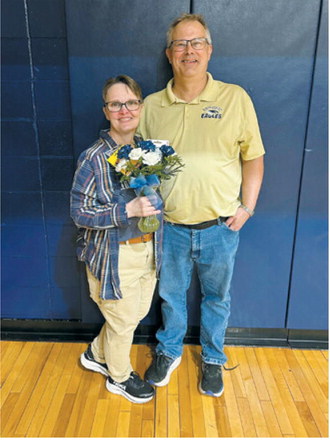 “North Border-Amb”: The North Border school community recognized Mr. and Mrs. Amb for their eight years of service and dedication to students, staff and families. Submitted photo
