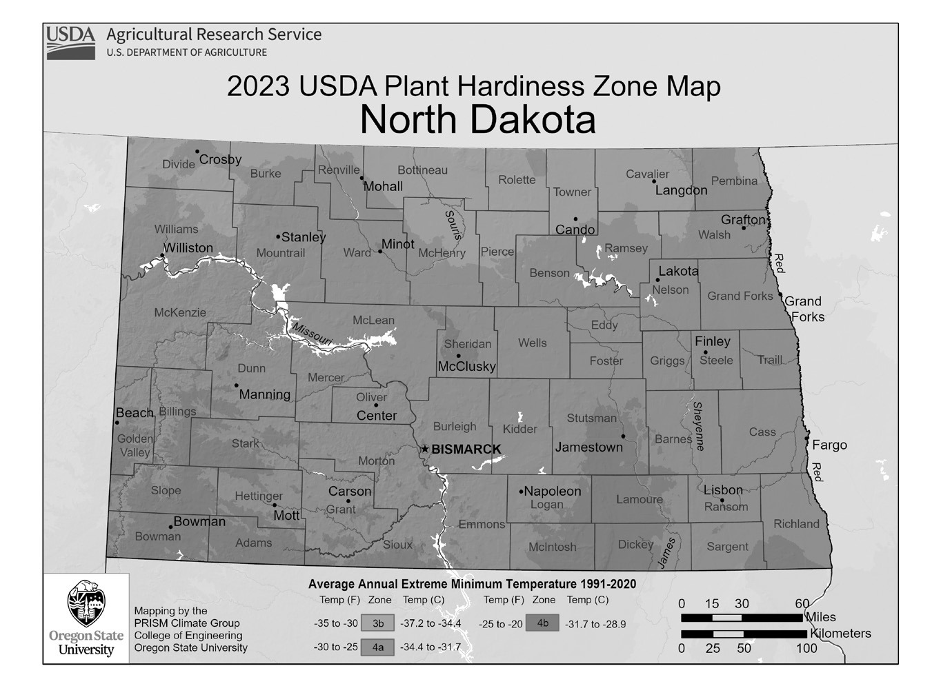 Studying the most current USDA hardiness zone map can be incredibly helpful when planning a perennial garden. (USDA photo)