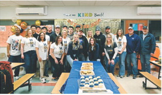 Players and parents celebrated Parents’ Night for the North Border Eagles on Tuesday. Photo by Ashley Schafer